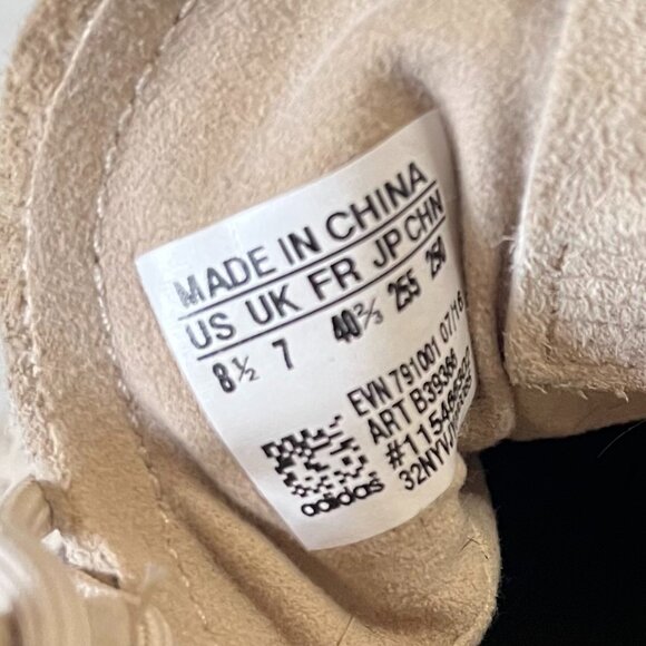 Adidas Originals Tubular Invader Strap Sneakers | Women’s 8.5 | Beige Suede - Picture 11 of 12